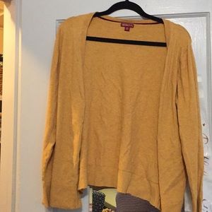 Mustard cardigan